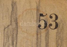 Jelzés nélkül: Aktok a Balatonnál. Ceruza, papír, hajtásnyommal, kisebb szakadással  27x19 cm