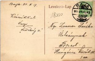 1911 Baja, kikötő a jövőben, montázs (kis felszíni sérülés / small surface damage)