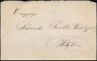 1900 Besztercebánya, meghívó az egyházi ének- és zenekar által előadott Haydn: Die Schöpfung (Teremt...