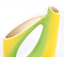 Retró porcelán váza, jelzett, apró kopásokkal, m: 34 cm