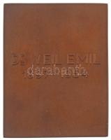 Beck András (1911-1985) DN "Dr. Weil Emil 1897-1954" Br plakett eredeti tokban (69x55mm) T...