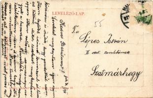 1911 Munkács, Mukacheve, Mukacevo; vár. W.L. Bp. 1911-13. Kiadja Rekord képeslap király / castle (Rb...