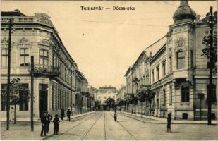 1913 Temesvár, Timisoara; Dózsa utca / street