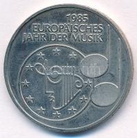 NSZK 1985F 5M Cu-Ni A zene európai éve T:1-  FRG 1985F 5 Mark Cu-Ni European Year of Music C:AU Krause KM#162