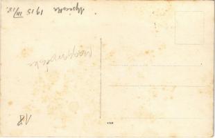 1915 Pécska, Magyarpécska, Pecica; Vöröskeresztes katonai kórház, nővérek / WWI K.u.K. Red Cross mil...