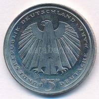 NSZK 1985G 5M Cu-Ni "150 éves a Német Vasút" T:1- FRG 1985G 5 Mark Cu-Ni "150th Anniv...