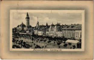 1912 Marosvásárhely, Targu Mures; Széchenyi tér, piac. Márványi Arthur kiadása / square, market