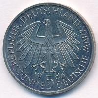 NSZK 1986D 5M Cu-Ni "600 éves a Heidelberg Egyetem" T:1- 
FRG 1986D 5 Mark Cu-Ni "60...