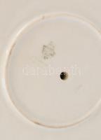 Zsolnay birkózó medvék (Markup Béla), kézzel festett, jelzett, hibátlan, m: 31 cm