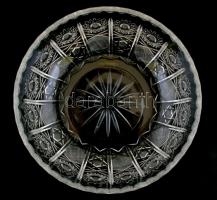 Kristály kínáló. Hibátlan d: 21 cm