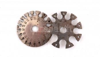 Órás műszerek: billegő-mérő, csapfényesítő, vezeték átmérő, gamma rugó kaliber mérő