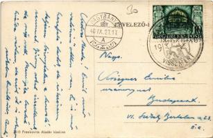 1940 Nagybánya, Baia Mare; Frankovits Aladár kiadása 3893. + "Nagybánya visszatért" So. St...