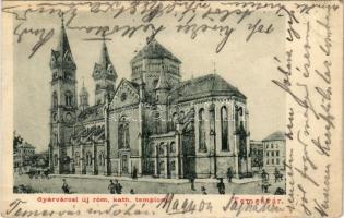 1903 Temesvár, Timisoara; Gyárvárosi új római katolikus templom / Catholic church (EK)