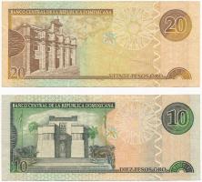 Dominikai Köztársaság 2002. 10P + 20P T:III szép papír
Dominican Republic 2002. 10 Pesos + 20 Pesos...