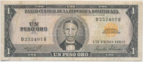 Dominikai Köztársaság 1975. 1P T:III  Dominican Republic 1975. 1 Peso C:F Krause#108
