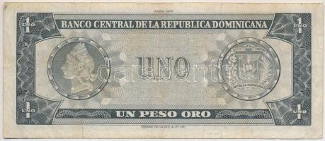 Dominikai Köztársaság 1975. 1P T:III 
Dominican Republic 1975. 1 Peso C:F Krause#108