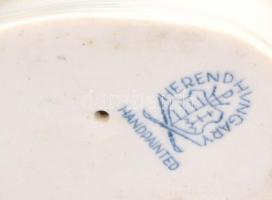 Sinkó András (1901-1976): Herendi porcelán poszáta madár figura, kézzel festett, jelzett (Sinkó A), ...