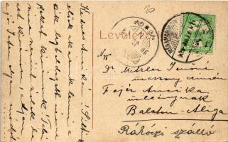 1909 Máramarossziget, Sighetu Marmatiei; Lyceum / school (EK)