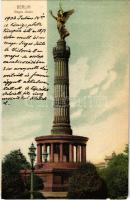 1902 Berlin, Siegessäule / victory column, monument. Joh. Franke No. 3031. (small corner shortage)