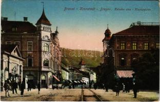 1915 Brassó, Kronstadt, Brasov; Kolostor utca / Klostergasse / street