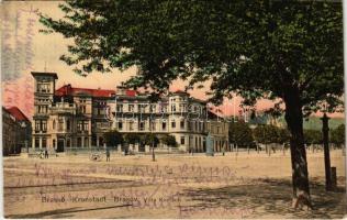 1912 Brassó, Kronstadt, Brasov; Villa Kertsch, fogorvos / villa, dentist + BRASSÓ-BUDAPEST 15. mozgóposta