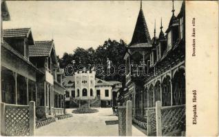 1912 Előpatak, Valcele; fürdő, Domokos Ákos villája. Goldstein Manó kiadása / spa, villa