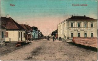 1910 Tövis, Teius; Oroszlán szálloda. Izrael Adolf kiadása / hotel