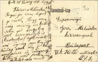 1918 Csíkszentkirály, Heilkönig, Sancraieni; Római katolikus iskola. Vákár L. kiadása / school (EK)