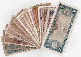 Chile ~1962-1976. 15db bankjegy (7xklf) T:III,III- közte szép papír, ragasztás
Chile ~1962-1976. 15...