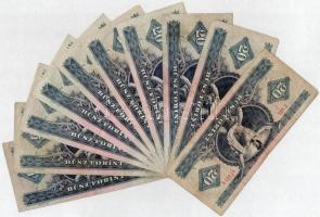 1969. 20Ft + 1975. 20Ft + 1980. 20Ft (8x) T:III Adamo F15,16,17