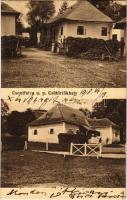 1918 Csontfalu, Csontfalva, Csencic, Cencice (Csütörtökhely, Szepesjánosfalva, Jánovce); kúria, kastély / villa, castle (EK)