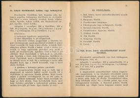 1942 Tábori étrendek, tábori szakácskönyv - II. világháborús tábori szakácskönyv, szép állapotban, 4...