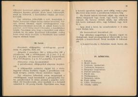 1942 Tábori étrendek, tábori szakácskönyv - II. világháborús tábori szakácskönyv, szép állapotban, 4...