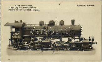 M. kir. államvasutak 651. sorozat gőzmozdonya / Hungarian State Railways locomotive