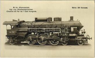 M. kir. államvasutak 301. sorozat gőzmozdonya / Hungarian State Railways locomotive