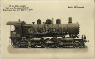 M. kir. államvasutak 401. sorozat gőzmozdonya / Hungarian State Railways locomotive