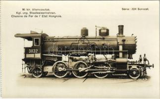 M. kir. államvasutak 324. sorozat gőzmozdonya / Hungarian State Railways locomotive