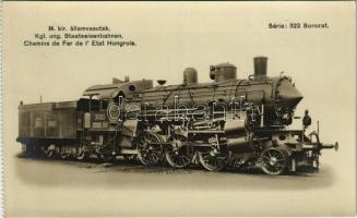 M. kir. államvasutak 322. sorozat gőzmozdonya / Hungarian State Railways locomotive