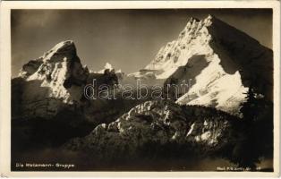 Berchtesgaden, Die Watzmann / mountains. Phot. F. G. Zeitz Nr. 240. Aus dem Berchtesgadener Land. Alpiner Kunstverlag