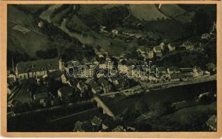 Hals, Bad Hals (Passau); Flugzeugaufnahme Nr. 202. Flug-Postkarte. Verlag Atelier Alt / aerial view (tiny corner shortage)