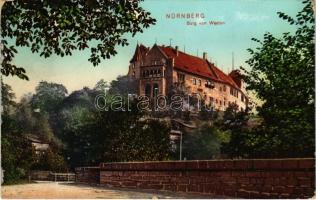 1912 Nürnberg, Nuremberg; Burg von Westen / castle (EK)