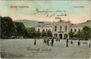 1909 Nagyrőce, Gross-Rauschenbach, Velká Revúca; Nagyvendéglő. Bogár Miklós kiadása / restaurant  (EK)