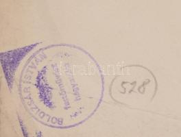 Boldizsár István (1897-1984): Malom. Rézkarc, papír, hátoldalán hagyatéki pecséttel, lap széle folto...