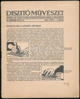 1914 a Díszítő művészet 1. évf. 2. lapszáma, érdekes írásokkal, borító nélkül
