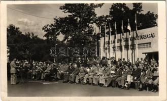 1954 Budapest, Budapesti Nemzetközi Vásár BNV a Centenárium évében 1948. június 11-21. Jugoszláv Szövetségi Népköztársaság pavilonja, zászlók