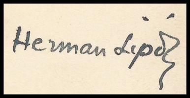 Hermann Lipót (1884-1972): Gerő Ödön műkritikus, újságíró portréja. Ceruza, tus, papír, jelzett és d...