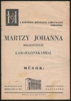 cca 1942-43, össz. 3 db Harmónia zenei műsorfüzet (Ünnepi Kodály-est, Ferencsik János stb.). Kiadói ...