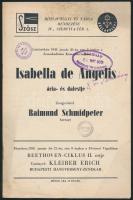 cca 1934-38, össz. 4 db Szász-Rózsavölgyi zenei műsorfüzet (Moria Schen, Waldbauer-Kerpely, Kintses ...