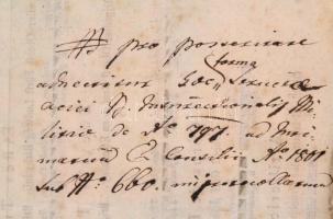 1797 A magyar királyi és horvát nemesi felkelésből álló  hadsereg hadrendje, német nyelven, 2 db lap...