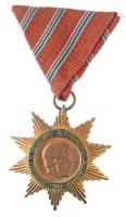 1947. A Magyar Szabadság Érdemrend bronz fokozata Br kitüntetés, nem eredeti mellszalagon T:1-  Hungary 1947. Order of Merit of the Hungarian Freedom, Bronze Grade Br decoration with not original ribbon C:AU NMK 483.